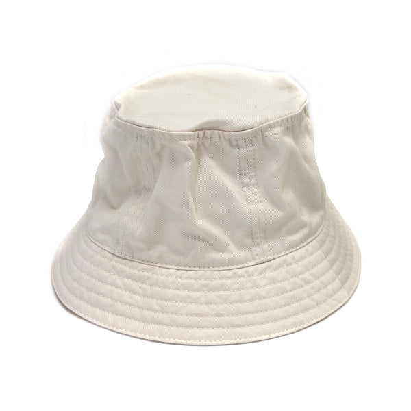 HERMES Embroidery Simple Bucket Hat Cotton Unisex [Used B] 20230810