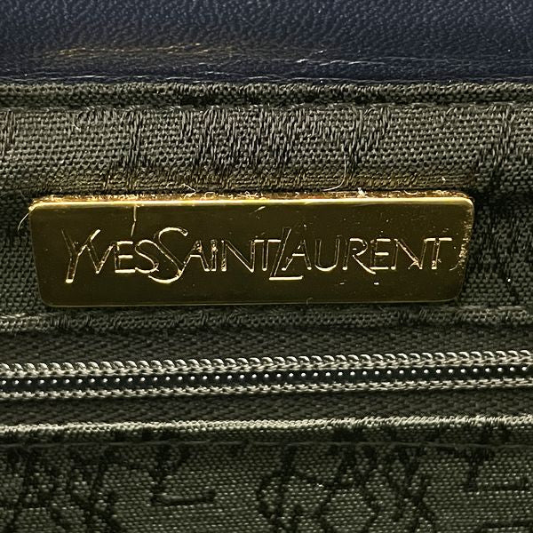 YVES SAINT LAURENT Y Stitch Tote Bag Vintage Handbag Leather Women's 20230531
