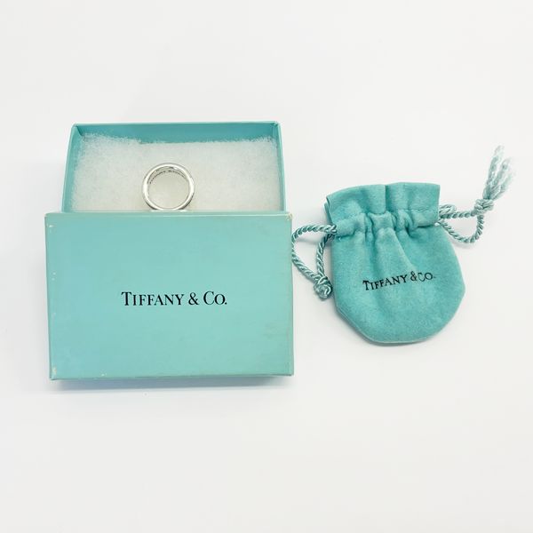 二手B/标准】TIFFANY&Co.蒂芙尼1837窄银925女式戒指7号20412852