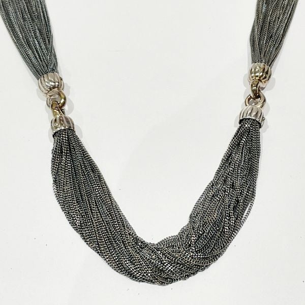 TIFFANY&amp;Co. (Ultra Rare) Vintage Fringe Necklace Silver 925 Women's [Used C] 20231020