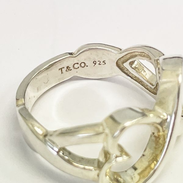 TIFFANY&amp;Co. Paloma Picasso Double Loving Heart No. 11 Ring Silver 925 Women's 20230602