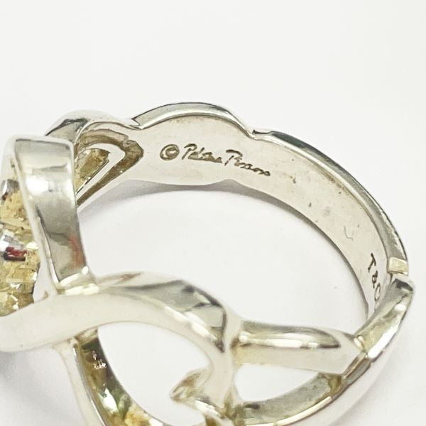 TIFFANY&amp;Co. Paloma Picasso Double Loving Heart No. 11 Ring Silver 925 Women's 20230602