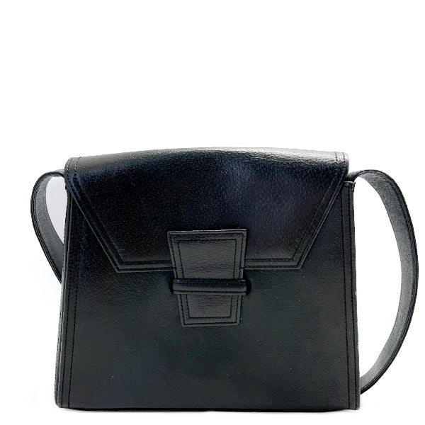 YVES SAINT LAURENT Square Vintage Shoulder Bag Leather Women's 20230606