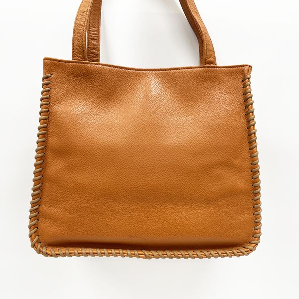 YVES SAINT LAURENT Braided Square Vintage Handbag Leather Women's 20230605
