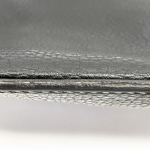 CELINE Ring Hardware Side Button Vintage Shoulder Bag Leather Women's [Used B] 20230712