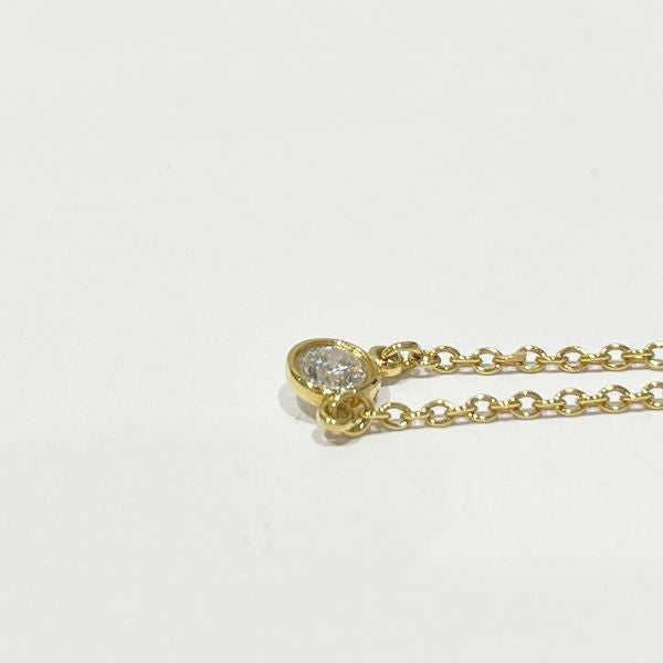TIFFANY&amp;Co. Visthe Yard 1P Diamond Necklace K18 Yellow Gold Women's [Used B] 20230825