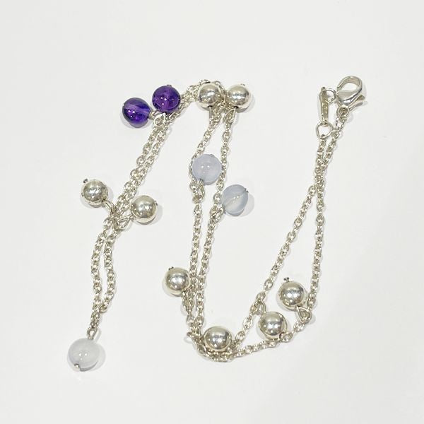 TIFFANY&amp;Co. [Rare] Vintage Multi-color Stone Necklace Silver 925 Women's [Used B] 20230825