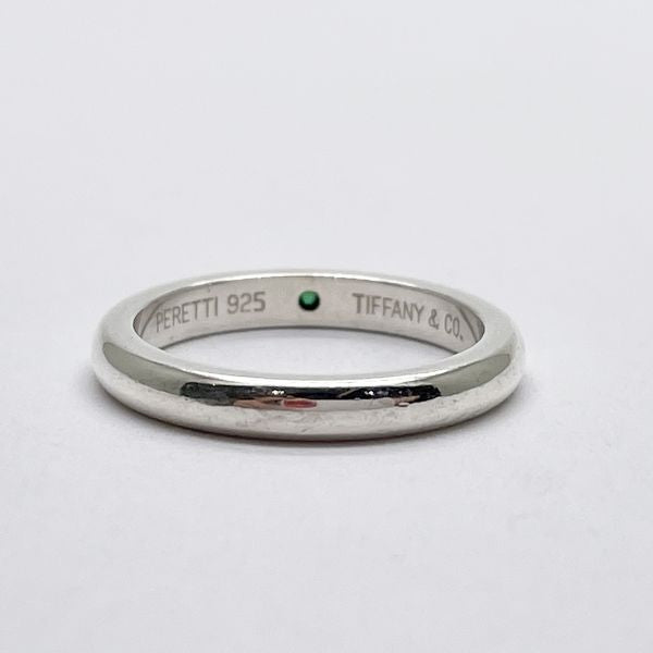 TIFFANY&amp;Co. Stacking Band Emerald No. 7 Ring Silver 925 Women's [Used B] 20231201