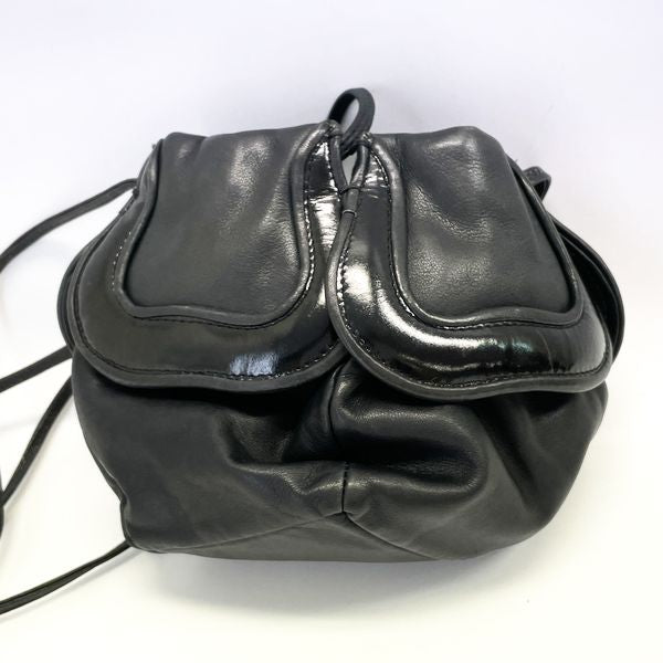 FENDI Rare FF Logo Mini Pouch Vintage Shoulder Bag Leather Ladies 20230602
