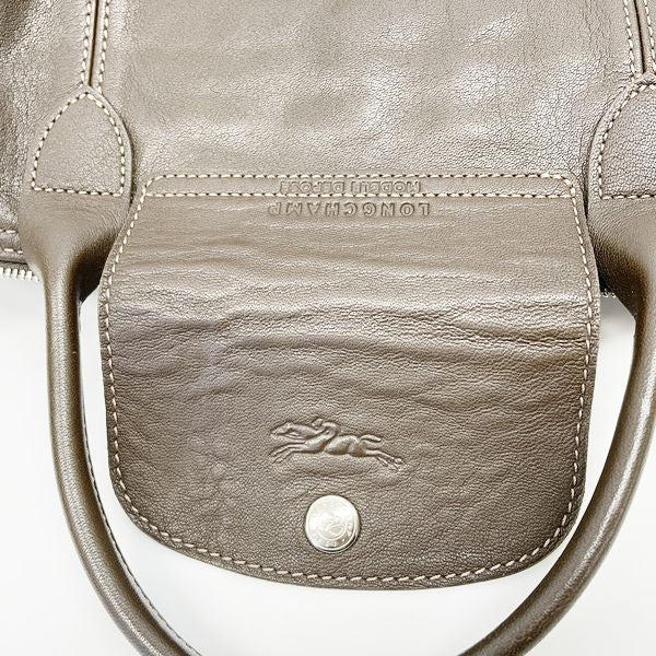 Le pliage cuir discount leather shoulder bag