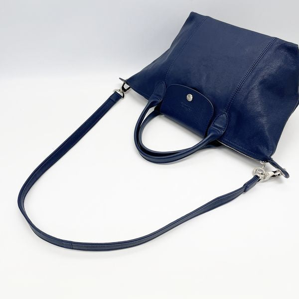 Shop Longchamp LE PLIAGE CUIR Casual Style Lambskin Collaboration 2WAY  Leather Party Style by Importbrand-buyma