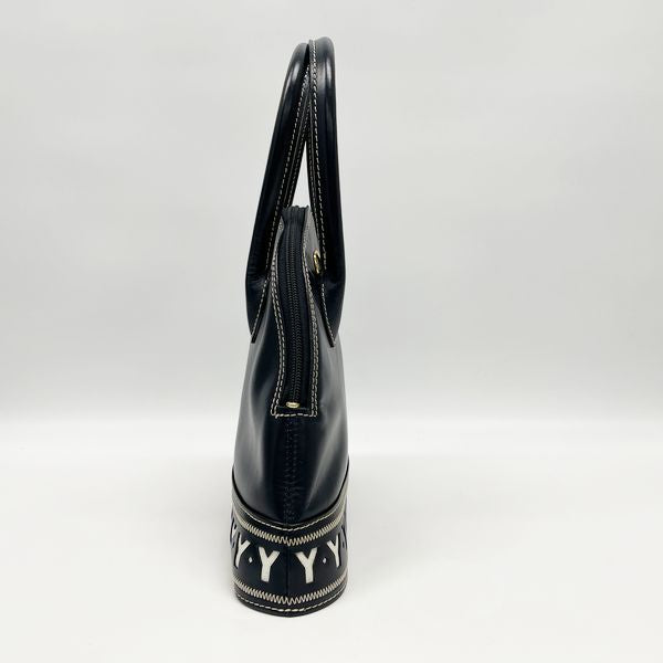 Vintage イヴサンローラン Yves Saint Laurent バッグ ショルダーバッグ PVC レザー YSLゴールド金具 カバン レディース アイボリー