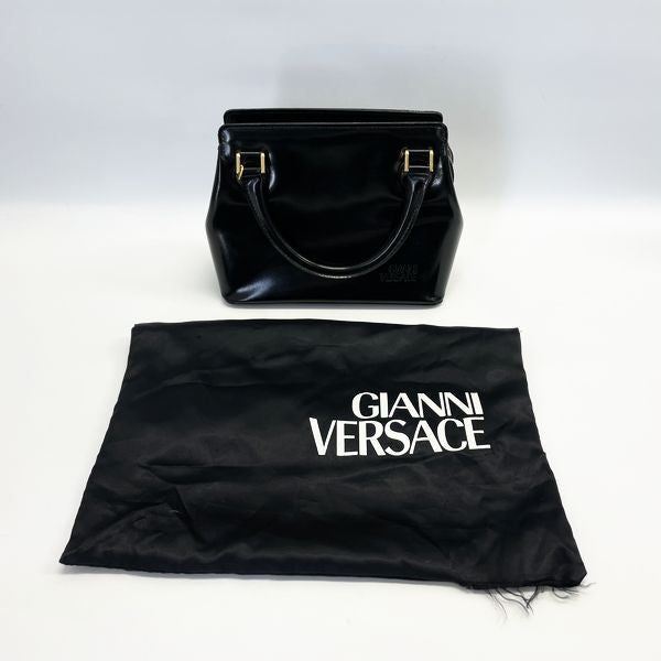 Gianni Versace（ジャンニ・ヴェルサーチ） サンバースト ヴィンテージ ハンドバッグ レザー レディース  20230606