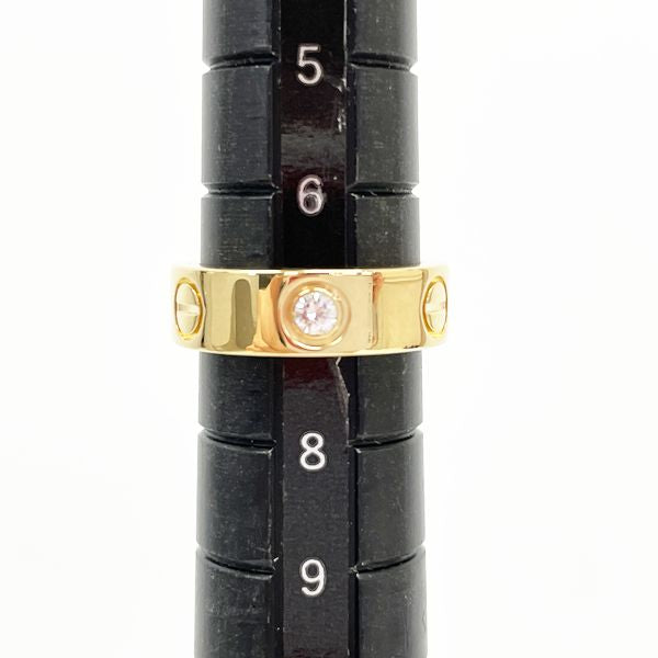 中古AB/使用感小】CARTIER カルティエ ラブリング 3Pダイヤ K18YG