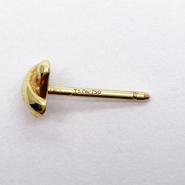 TIFFANY&amp;Co. Signature Cross Earrings K18 Yellow Gold Women's [Used B] 20231102