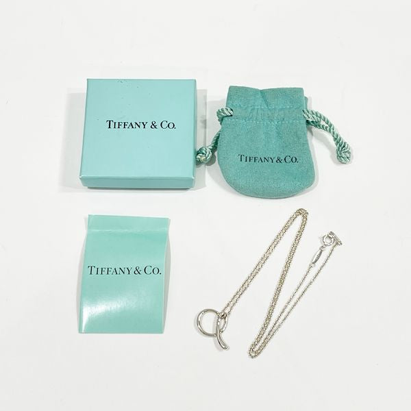 TIFFANY&amp;Co. Elsa Peretti Letter A Necklace Silver 925 Women's [Used AB] 20230824