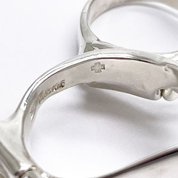 Used B/Standard] Vivienne Westwood Armor Ring Knuckle Duster Silver 925  Unisex Ring No. 11 20413664