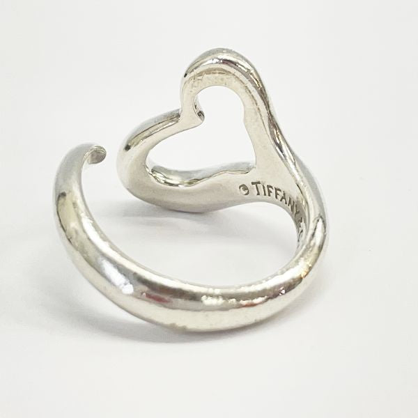 TIFFANY&amp;Co. Open Heart No. 9 Ring Silver 925 Women's 20230622