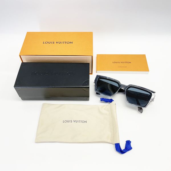 LOUIS VUITTON Sunglasses 1.1 Millionaire Virgil 58□17 Sunglasses Plastic Men's [Used AB] 20231102