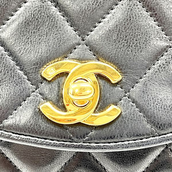 CHANEL Matelasse Turnlock G Hardware Vintage Shoulder Bag Lambskin Women's [Used B] 20231102