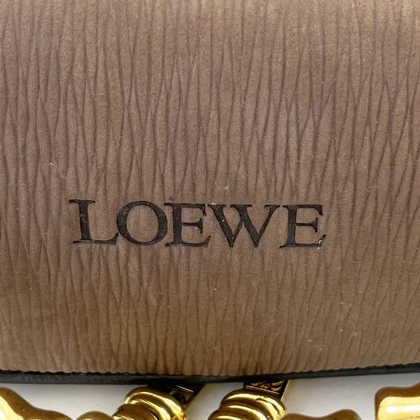 LOEWE Velazquez Twist Vanity 复古手提包皮革女式 20230606