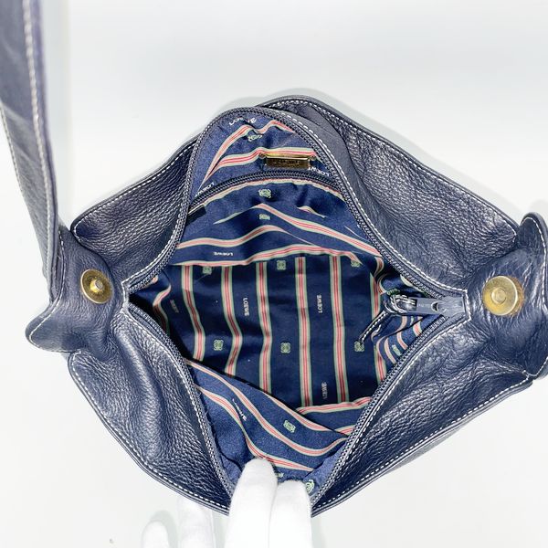 LOEWE Anagram Stitch Vintage Shoulder Bag/Leather Women's [Used B] 20230809
