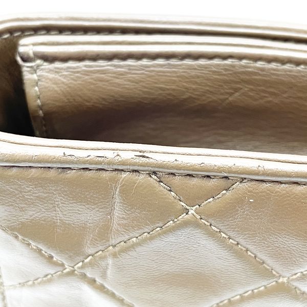 CHANEL Matelasse Tassel Fringe Square Vintage Shoulder Bag Lambskin Women's 20230616