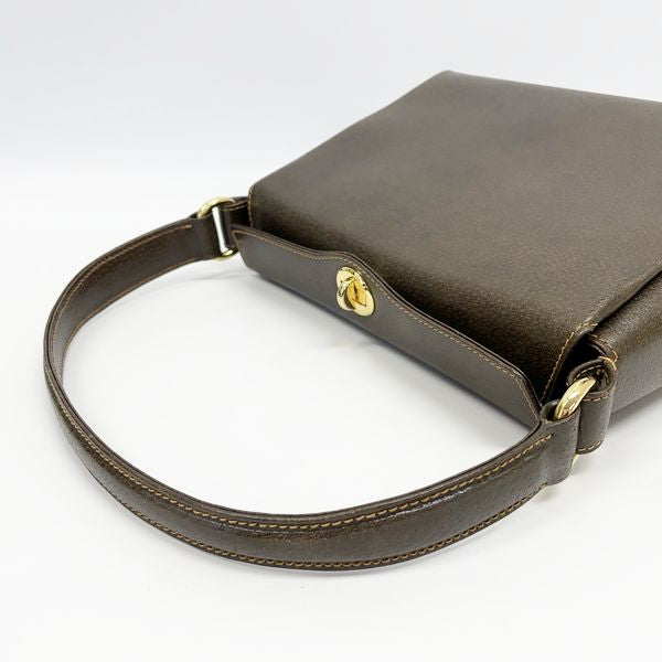GUCCI Turnlock Old Vintage Handbag Leather Women's 20230627