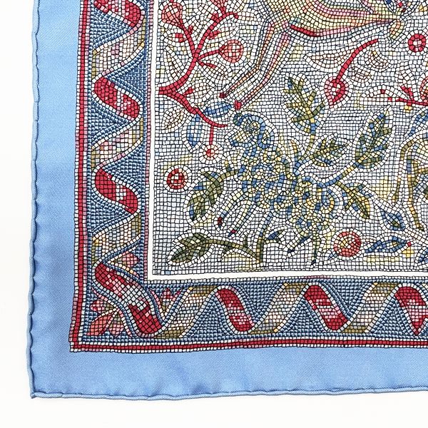 HERMES Carre 45 Petit Carre Gavroche PAVEMENT Scarf Silk Ladies [Used AB] 20230711