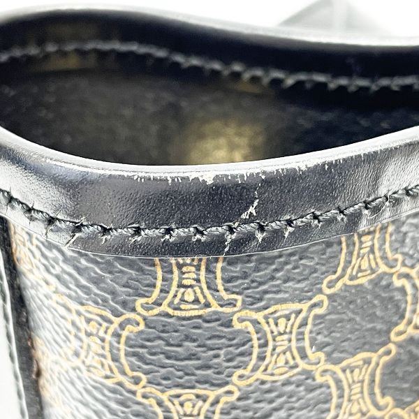 CELINE Macadam Logo Metal Fittings Vintage Tote Bag PVC/Leather Women's 20230616