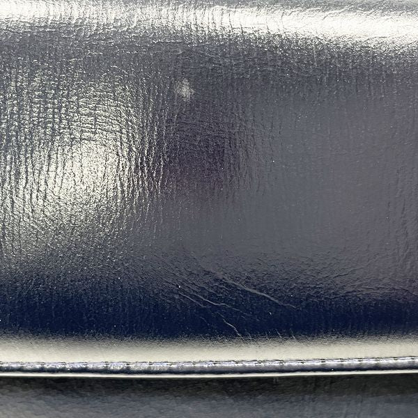 Christian Dior 复古徽标金属配件带零钱包方形单肩包女士单肩包海军蓝 [二手 B/标准] 20414509