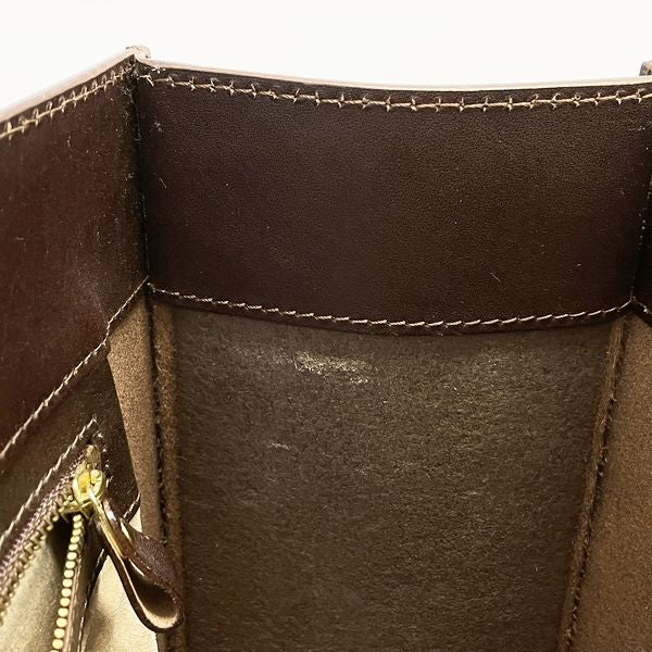 Tsuchiya Bag Tsuchiya Bag Natura Simple Genuine Leather Tanned Leather A4 Storage Unisex Tote Bag Brown [Used AB/Slightly Used] 20414749
