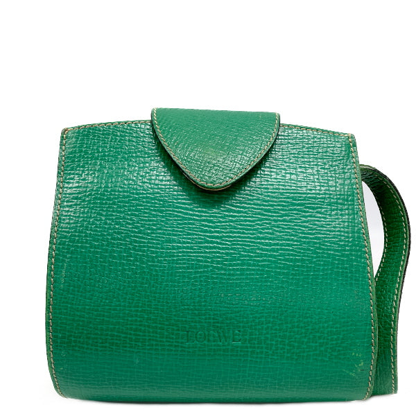 LOEWE Logo Mini Crossbody Stitch Vintage Shoulder Bag Leather Women's 20230616
