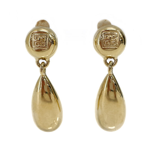 GIVENCHY 4G Logo Swing Drop Vintage Earrings GP Women's [Used AB] 20230807