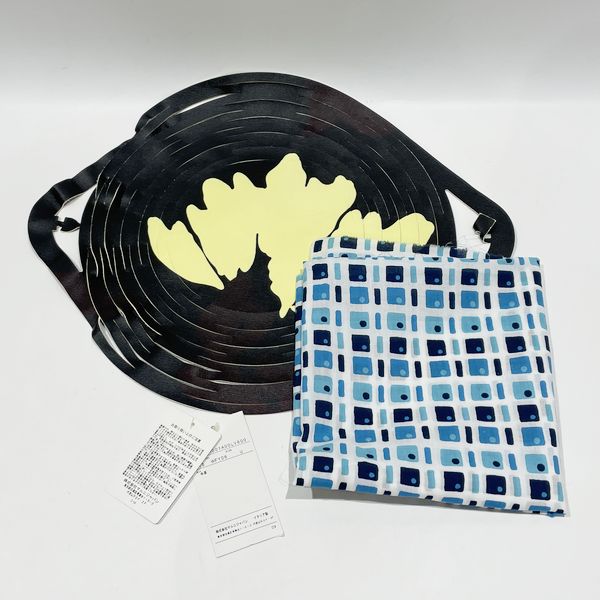 MARNI FLOWER CAFE Reversible Basket Bag Mesh SHMH001A00LV600 Handbag Leather Women's [Used B] 20230822