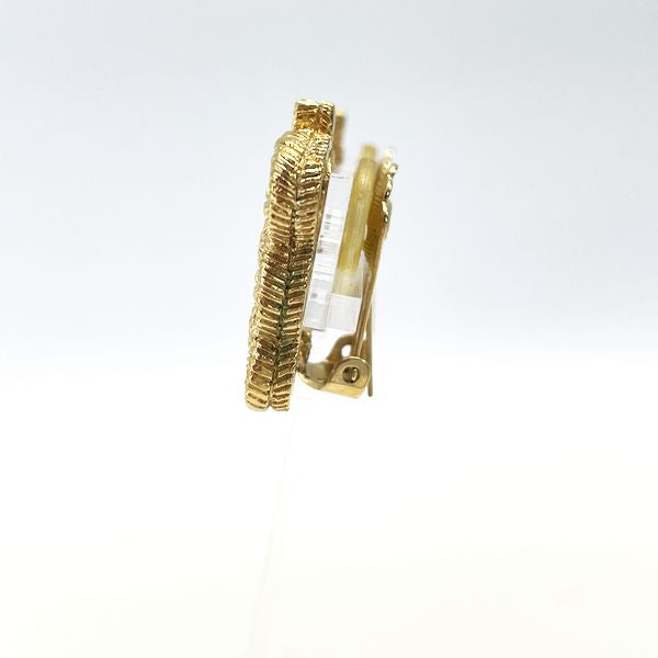 Christian Dior Vintage Braided String Loop GP Women's Earrings Gold [Used AB/Slightly Used] 20414808