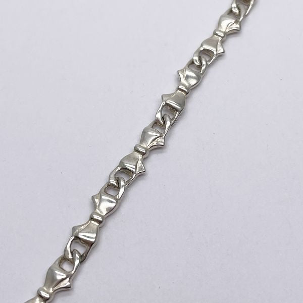 TIFFANY&amp;Co. [Rare] Vintage Ribbon Chain Necklace Silver 925 Women's [Used B] 20230817