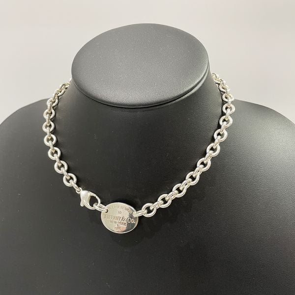 TIFFANY&amp;Co. Return to Tiffany Oval Necklace Silver 925 [Used AB] 20231114