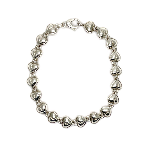 TIFFANY&amp;Co. Puff Heart Bracelet Silver 925 Women's 20230829