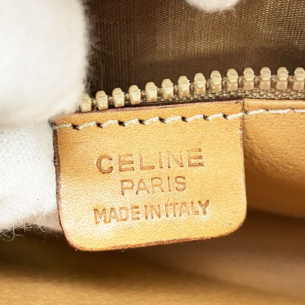 CELINE Macadam Logo Ring Metal Fittings Crossbody Vintage Shoulder Bag PVC/Leather Women's [Used AB] 20231102