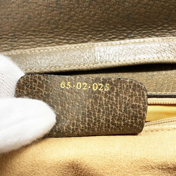 GUCCI GG Plus Old 2WAY Clutch Bag 65.02.025 Vintage Shoulder Bag PVC/Leather Women's [Used B] 20231102