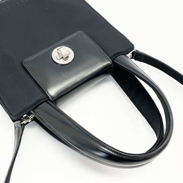 BVLGARI Bvlgari Turnlock 2WAY Handbag Nylon/Leather Women's [Used B] 20231102
