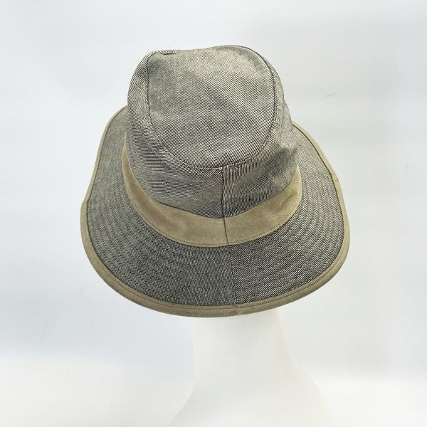 HERMES(エルメス) バケット 帽子 57 ハット リネン/スウェード ユニセックス【中古B】20231102