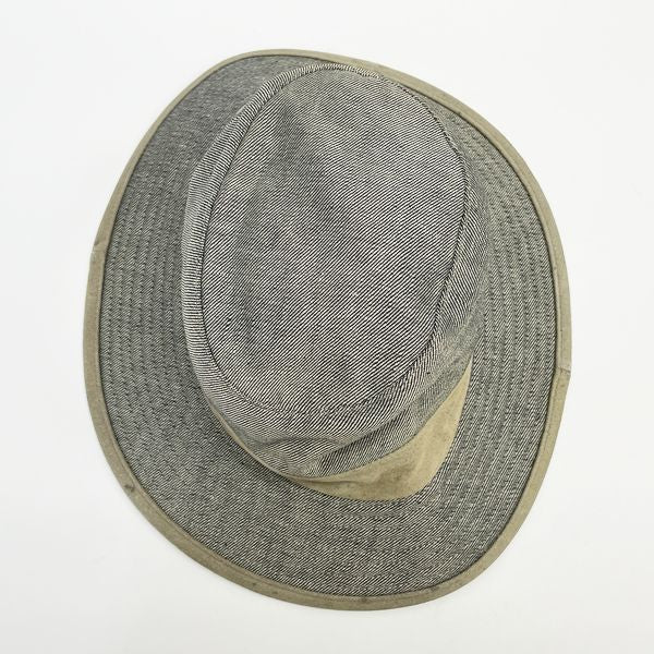HERMES Bucket Hat 57 Hat Linen/Suede Unisex [Used B] 20231102