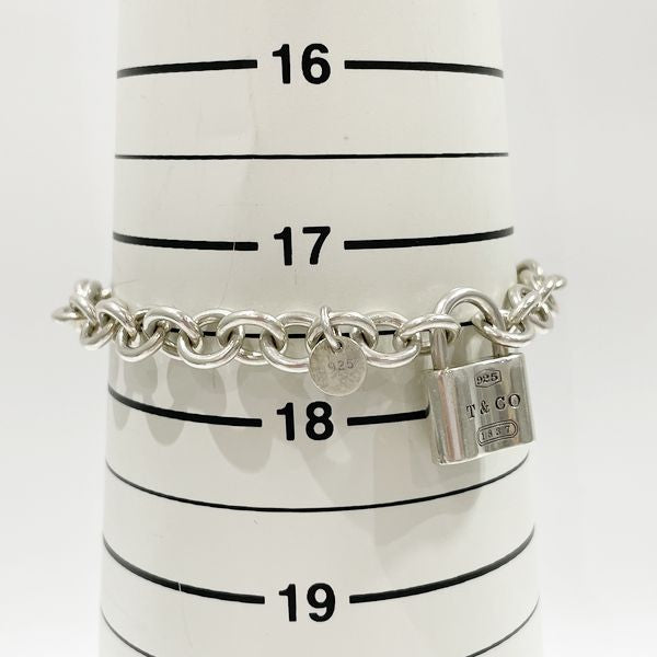 TIFFANY&amp;Co. (Tiffany) Cadena Padlock Padlock Bracelet Silver 925 Women's 20230829