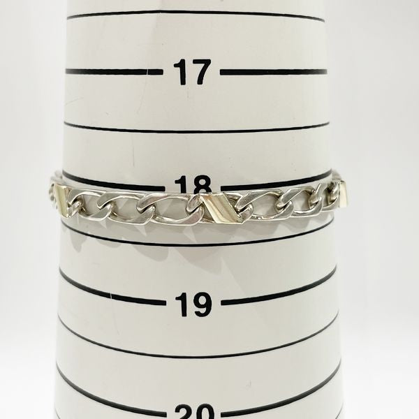 TIFFANY&amp;Co. Vintage Kihei Chain Combination Bracelet Silver 925/K18 Yellow Gold Unisex 20230829
