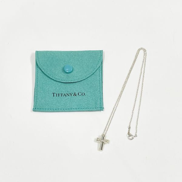 TIFFANY&amp;Co. Paloma Picasso Tenderness Cross Necklace Silver 925 Unisex 20230824