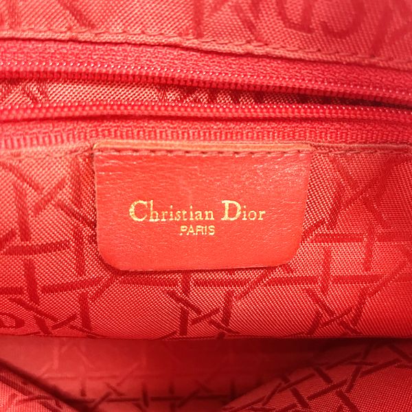Christian Dior（クリスチャンディオール） ロゴチャーム  ヴィンテージ ハンドバッグ レザー レディース  20230807