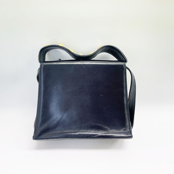 Salvatore Ferragamo (Salvatore Ferragamo) Heel fittings 2WAY Vintage Handbag Leather Women's [Used B] 20230728