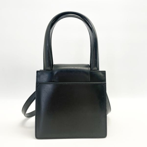 BVLGARI Bvlgari Turnlock 2WAY Mini Vintage Handbag Leather Women's [Used AB] 20230807